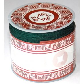 knytte nylontråd, str. 1mm, 40meter rulle, m.grøn