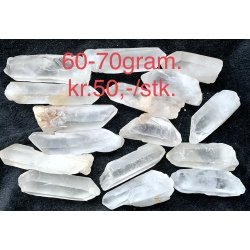 R bjergkrystal stav, 60-70gram. 