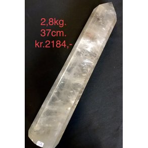 Stor bjergkrystal og citrin kvarts trn 2.8kg. kr.37cm. 