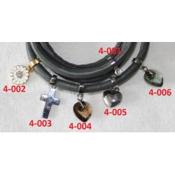 4mm st&aring;l klik l&aring;s til vedh&aelig;ng, 4-001