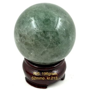 Grn jordbr kvarts kugle-6