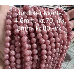 Jordbr kvarts 4mm. 