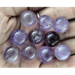 Ametyst sm kugle. 7-8gram. 17mm. 