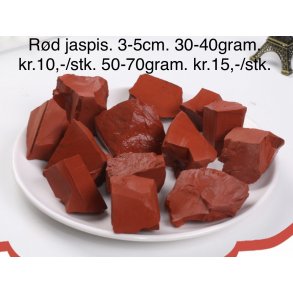 Natur r Rd jaspis. Ca. 60gram. 