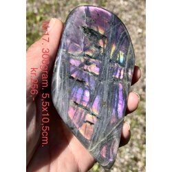 Labradorit pink/lilla flash Freeform-17