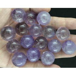 Ametyst sm kugle 10-11gram. 19,5mm. 