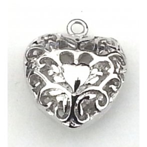 hjerte vedhng, nr.12, slv