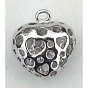 hjerte vedhng, nr.13, slv