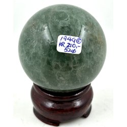 Grn jordbr kvarts kugle-5