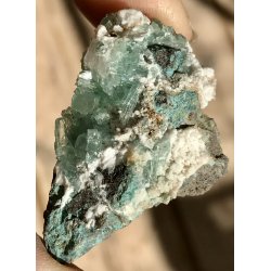 Smukke natur Apophyllit fra Indien -15