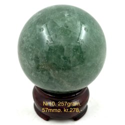 Grn jordbr kvarts kugle-10