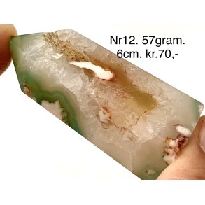 Grn blomster agat trn-12