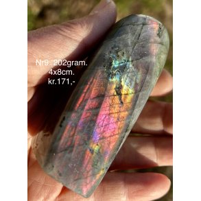 Labradorit pink/lilla flash Freeform-9