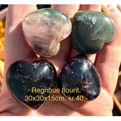 Regnbue flourit. 30x30x15mm