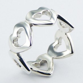 S925 sterling sølv ringe-23, str. 8,