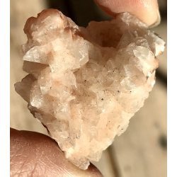 Smukke natur Apophyllit fra Indien -17