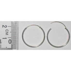 S925 sterlingslv creoler-21, 20mm