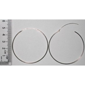 S925 sterlingslv creoler-24, 50mm