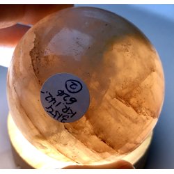 Hematoid kvarts / ild kvarts kugle-2