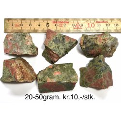 Natur r� unakit, 20-50gram