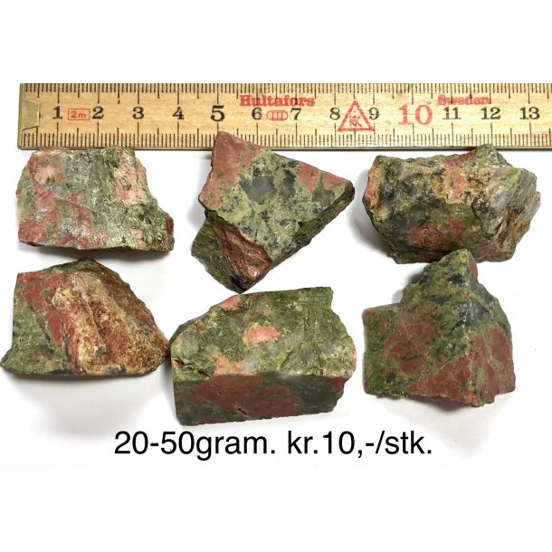 Natur r unakit, 20-50gram