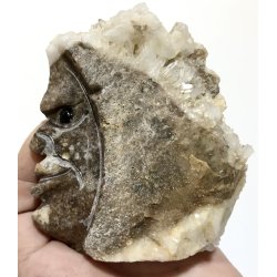 Krystal hoved. 427gram. 