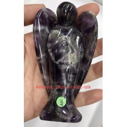 Ametyst engle 10cm. 