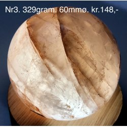 Hematoid kvarts / ild kvarts kugle-3