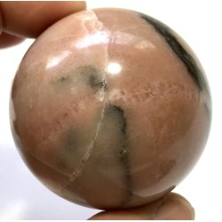 Pink zebra jaspis kugle-3