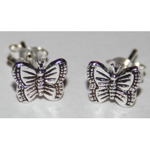 S925 sterlingsølv ørestik-44, 6x8mm