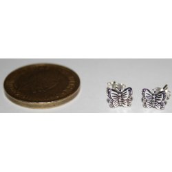 S925 sterlings&oslash;lv &oslash;restik-44, 6x8mm