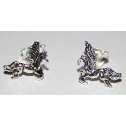 S925 sterlings&oslash;lv &oslash;restik-39, 10x11mm.