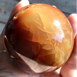 Karneol kugle-16