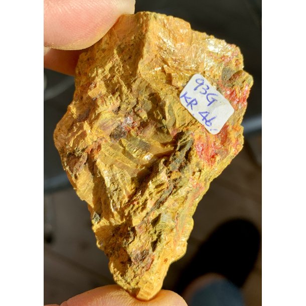 Natur rå orpiment med realgar-3