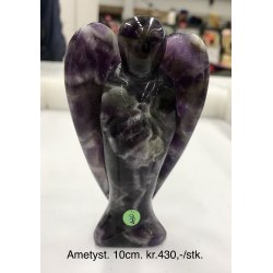 Ametyst engle 10cm. 