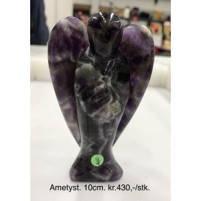Ametyst engle 10cm. 