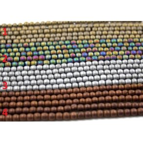 4mm hematite perler-20,mat