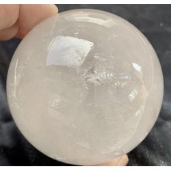 Stor bjergkrystal kugle  454gram. 69mm. 