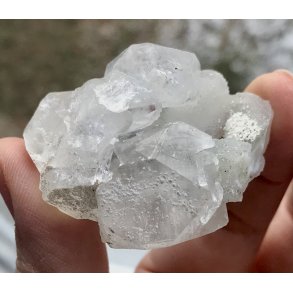 Smukke natur Apophyllit fra Indien -31