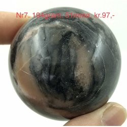 Pink zebra jaspis kugle-7