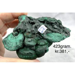 Natur r Malakit, 423gram. 