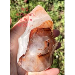 Hematoid kvarts / ild kvarts flamme-3