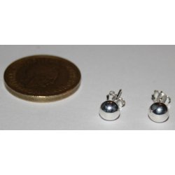 S925 sterlings&oslash;lv &oslash;restik-33, 8mm