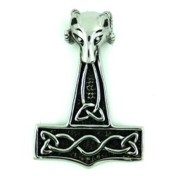 Thors hammer-1, 316L stl, str. 50x70mm. stor