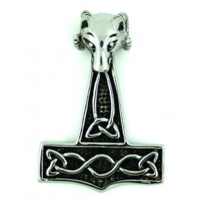 Thors hammer-1, 316L stl, str. 50x70mm. stor