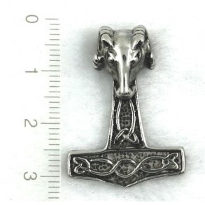 Thors hammer-3, 316L stål, str. 25x35mm, lille