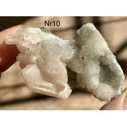 Smukke natur Apophyllit fra Indien -10