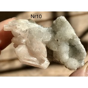 Smukke natur Apophyllit fra Indien -10