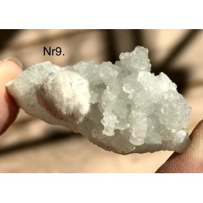 Smukke natur Apophyllit fra Indien -9