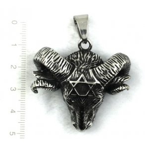 stål vedhæng-37, vædder str. 40x40mm, 